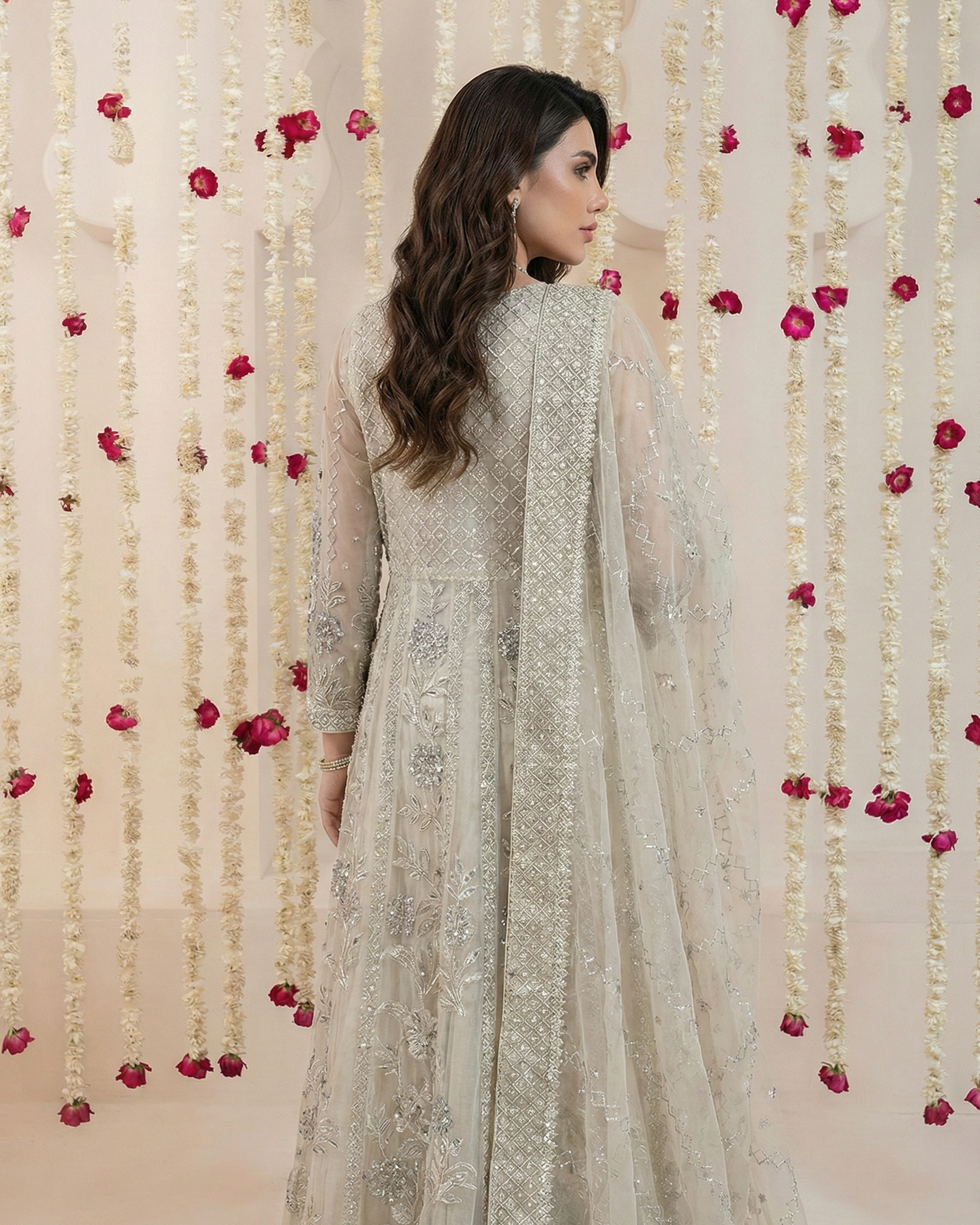 Chandni Mehfil FG 126 Cream