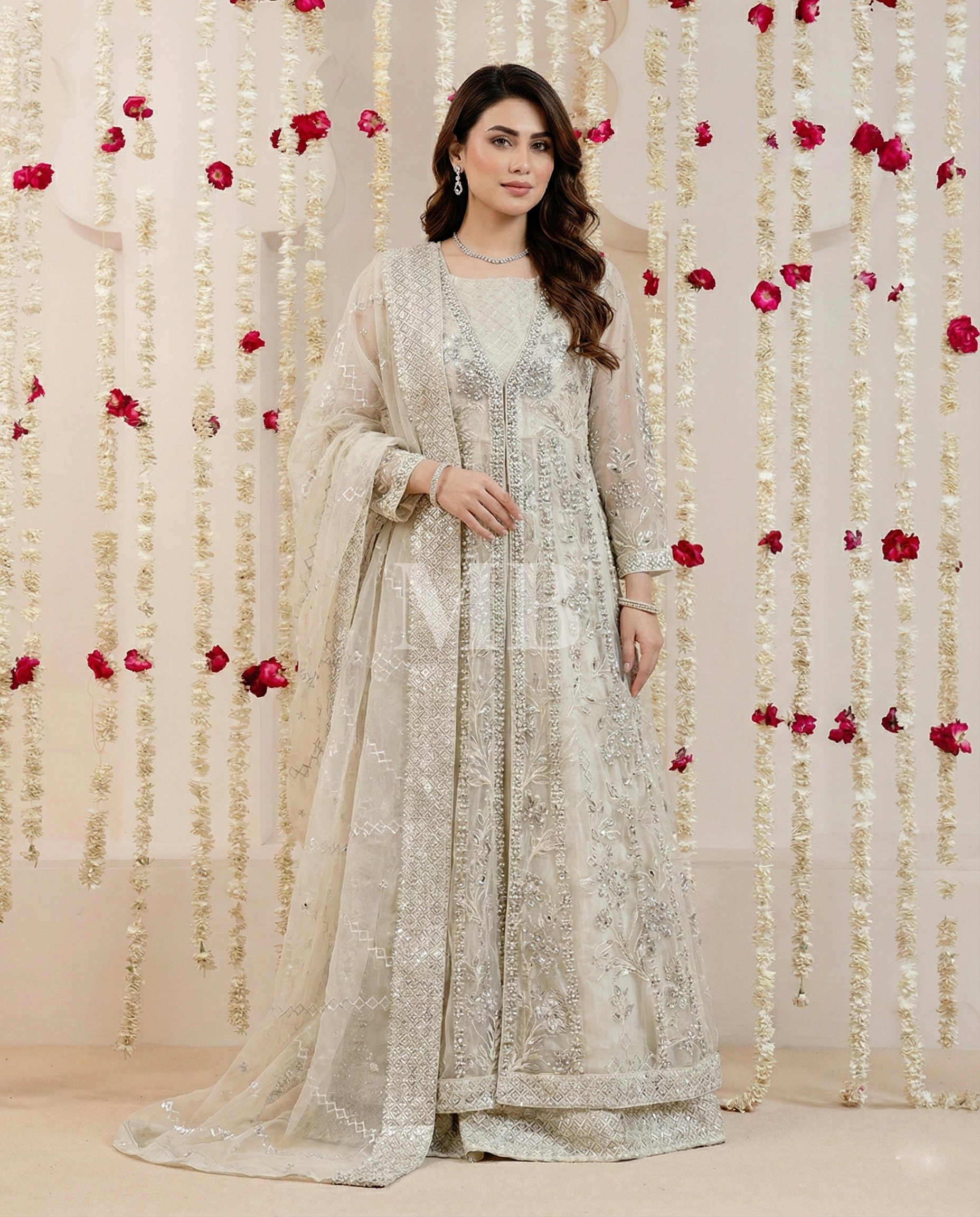 Chandni Mehfil FG 126 Cream
